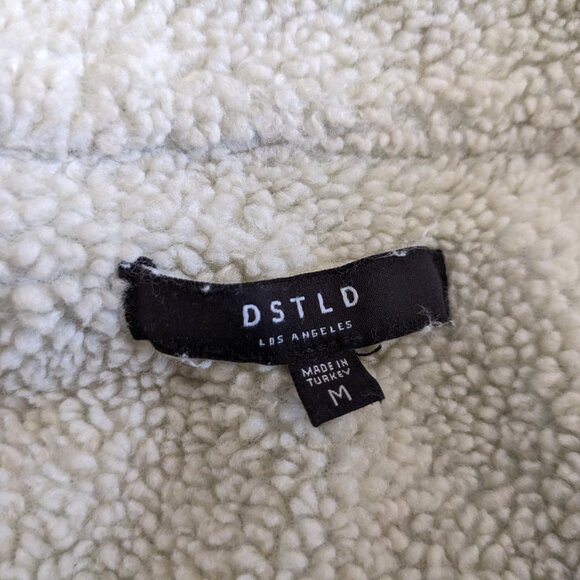 DSTLD Sherpa Denim Jacket - Blue - Picture 3 of 6